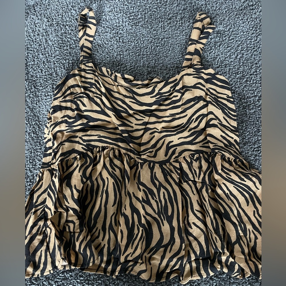 Animal Print Hollister Tank